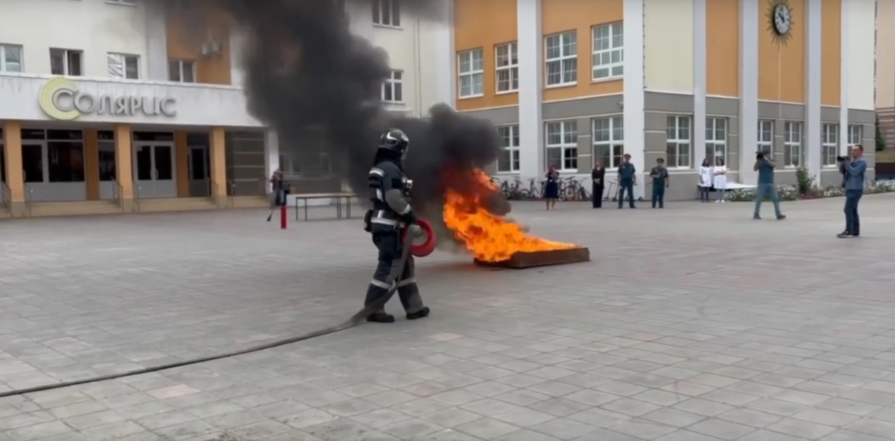 Показательное пожарно-тактическое учение.