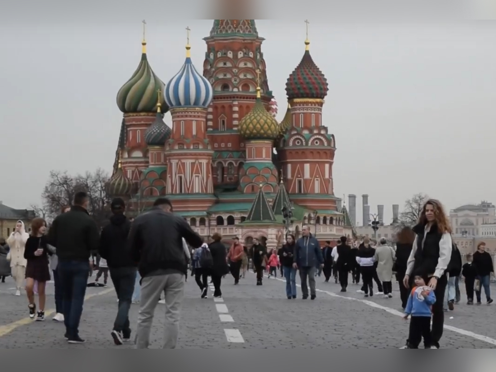 Пеший маршрут по Москве.